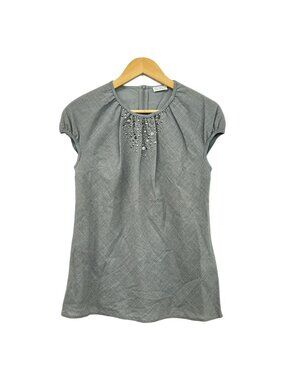 Brunello Cucinelli Tunic Gray Studs M